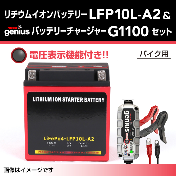 LFP : リチウムイオンバッテリー セット : LFP10L-A2-G1100
