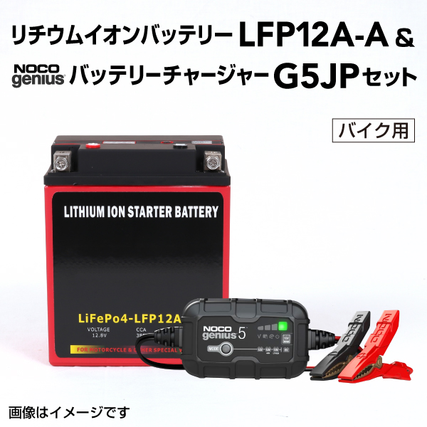 LFP : リチウムイオンバッテリー セット : LFP12A-A-G5JP