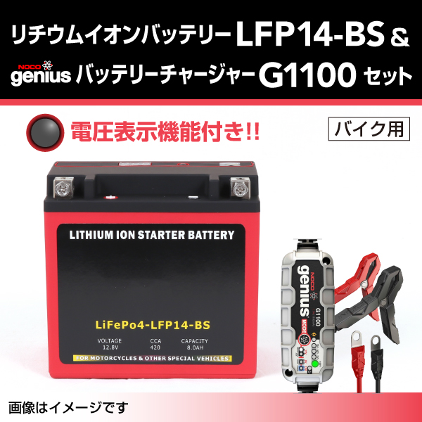 LFP : リチウムイオンバッテリー セット : LFP14-BS-G1100