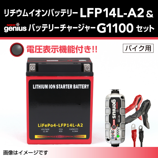 LFP : リチウムイオンバッテリー セット : LFP14L-A2-G1100