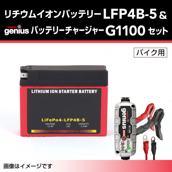 LFP : リチウムイオンバッテリー セット : LFP4B-5-G1100