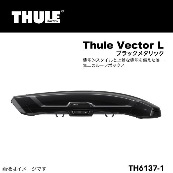 THULE : Vector ルーフボックス 420リットル ベクターLブラック : TH6137-1